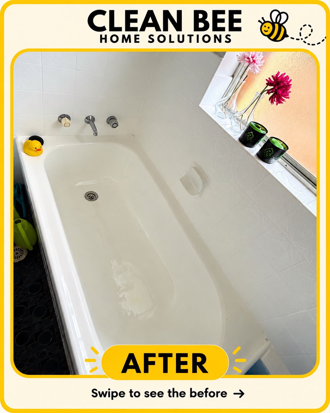 After cleaning
